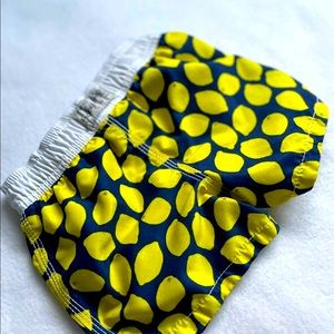 Lemon Swim Trunks